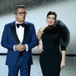 Silvia Abril y Andreu Buenafuente en la gala de los Premios Goya 2020