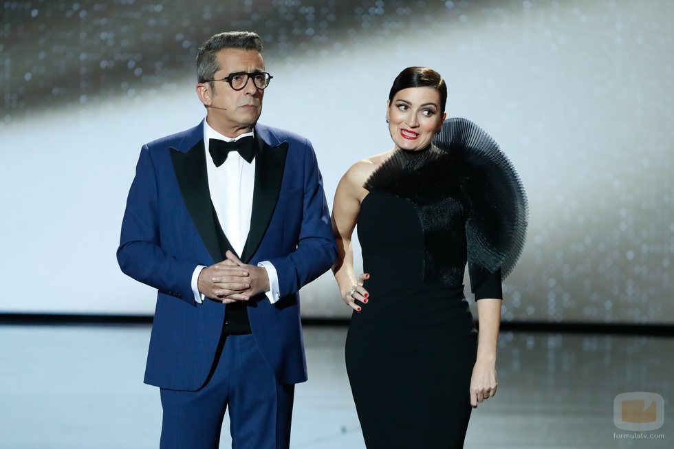 Silvia Abril y Andreu Buenafuente en la gala de los Premios Goya 2020