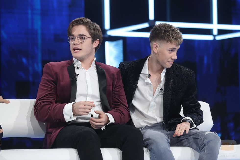 Gèrard y Hugo, juntos antes de cantar en la Gala 2 de 'OT 2020'