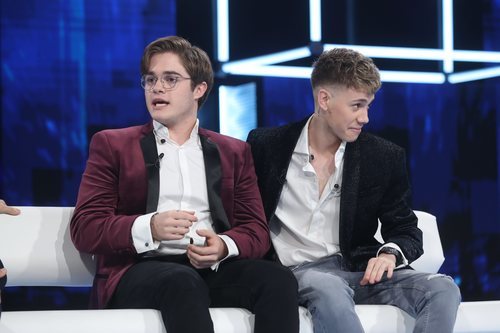 Gèrard y Hugo, juntos antes de cantar en la Gala 2 de 'OT 2020'