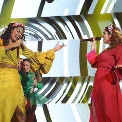 Nia y Anaju cantan juntas en la Gala 2 de 'OT 2020'