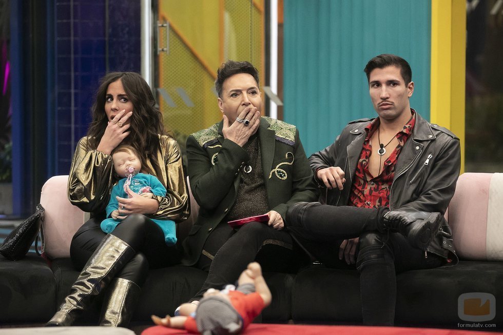 Anabel Pantoja, Maestro Joao y Gianmarco en la Gala 3 de 'El tiempo del descuento'