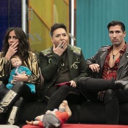 Anabel Pantoja, Maestro Joao y Gianmarco en la Gala 3 de 'El tiempo del descuento'