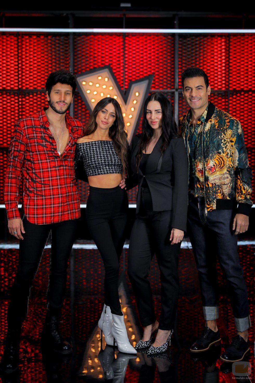 Sebastián Yatra, Tini, Mala Rodríguez y Carlos Rivera, asesores de 'La Voz 2020'