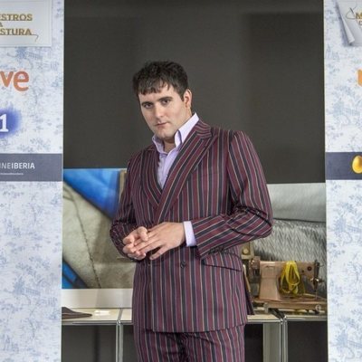 Palomo Spain posa en la presentación de 'Maestros de la costura 3'