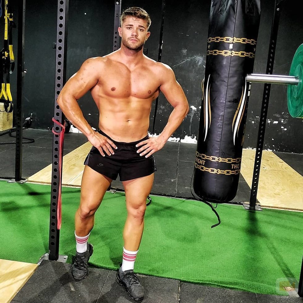 Ismael Nicolás ('La isla de las tentaciones'), muy sexy en el gimnasio