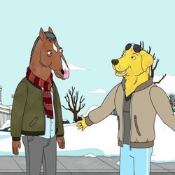 BoJack y Mr. Peanutbutter en la temporada final de 'BoJack Horseman'