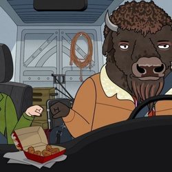 Diane y Guy en la temporada final de 'BoJack Horseman'