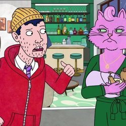 Todd y Princess Carolyn en la temporada final de 'BoJack Horseman'