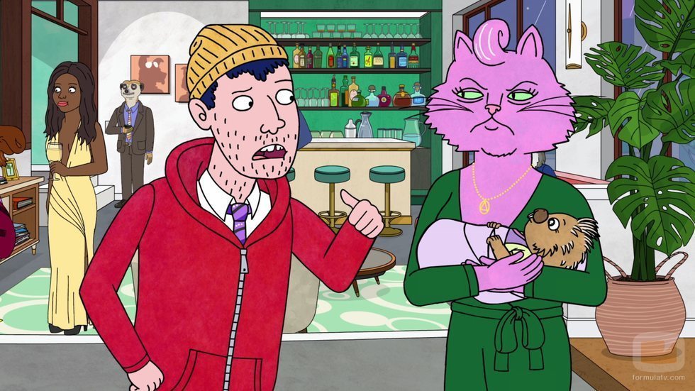 Todd y Princess Carolyn en la temporada final de 'BoJack Horseman'