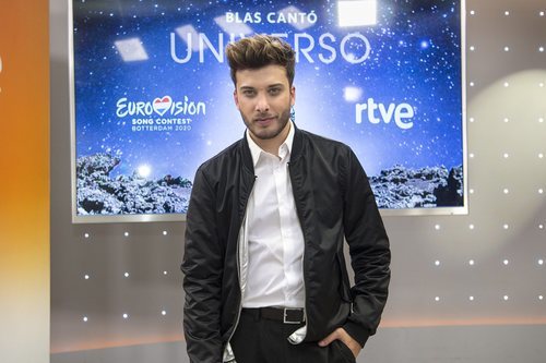 Blas Cantó en la rueda de prensa de RTVE de Eurovisión 2020
