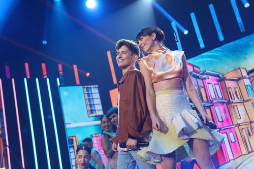 Nick y Maialen en la Gala 3 de 'OT 2020'