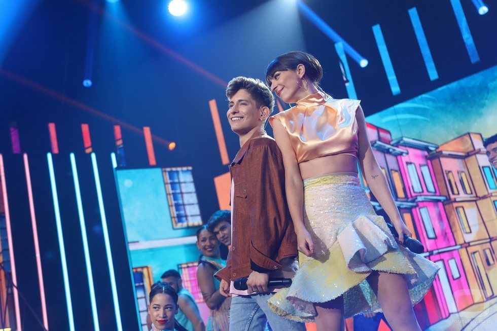 Nick y Maialen en la Gala 3 de 'OT 2020'