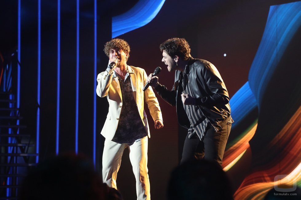 Javy y Jesús en la Gala 3 de 'OT 2020'