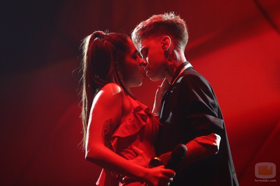 Anajú y Hugo en la Gala 3 de 'OT 2020'