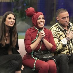 Estela Grande, Anabel Pantoja y Dinio en la Gala 4 de 'El tiempo del descuento'