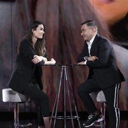 Estela Grande y Jorge Javier Vázquez en la Gala 4 de 'El tiempo del descuento'