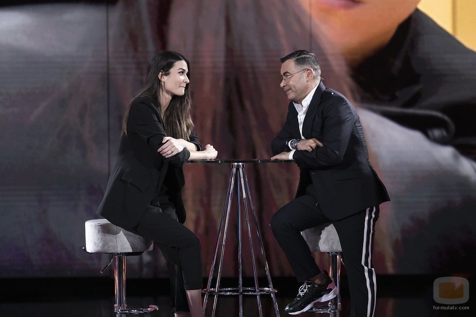 Estela Grande y Jorge Javier Vázquez en la Gala 4 de 'El tiempo del descuento'