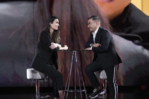 Estela Grande y Jorge Javier Vázquez en la Gala 4 de 'El tiempo del descuento'