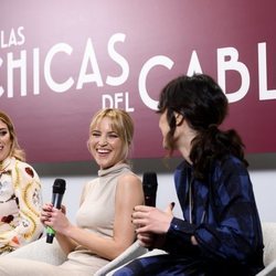Blanca Suárez, Ana Fernández y Nadia de Santiago en la presentación de 'Las chicas del cable 5'
