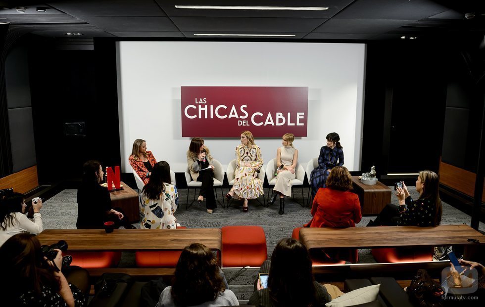 Rueda de prensa de la temporada final de 'Las chicas del cable'