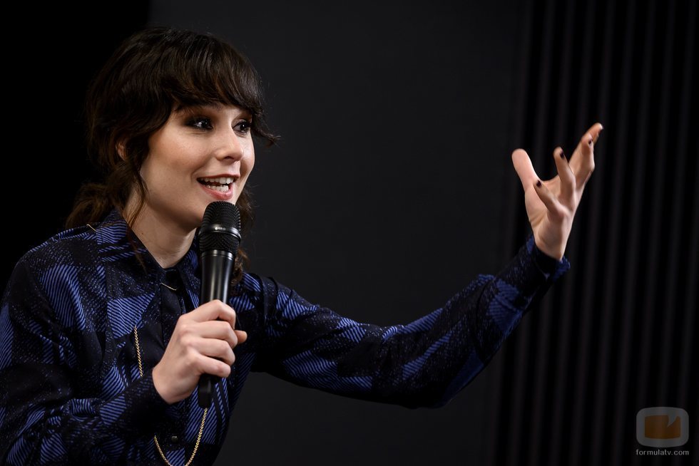 Nadia de Santiago en la presentación de 'Las chicas del cable 5'
