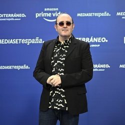 Carlos Areces ('El pueblo') en la presentación del acuerdo entre Amazon y Mediaset España
