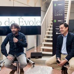 Jordi Évole y Mario López, en la presentación de 'Lo de Évole'