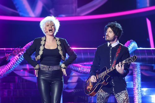 Cristina Ramos imita a Roxette en la Gala 5 de 'Tu cara me suena 8'