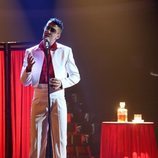 Víctor Palmero como C. Tangana en la Gala 5 de 'Tu cara me suena 8'