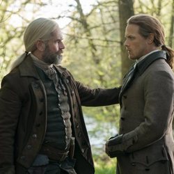 Murtagh y Jamie Fraser en en la quinta temporada de 'Outlander'