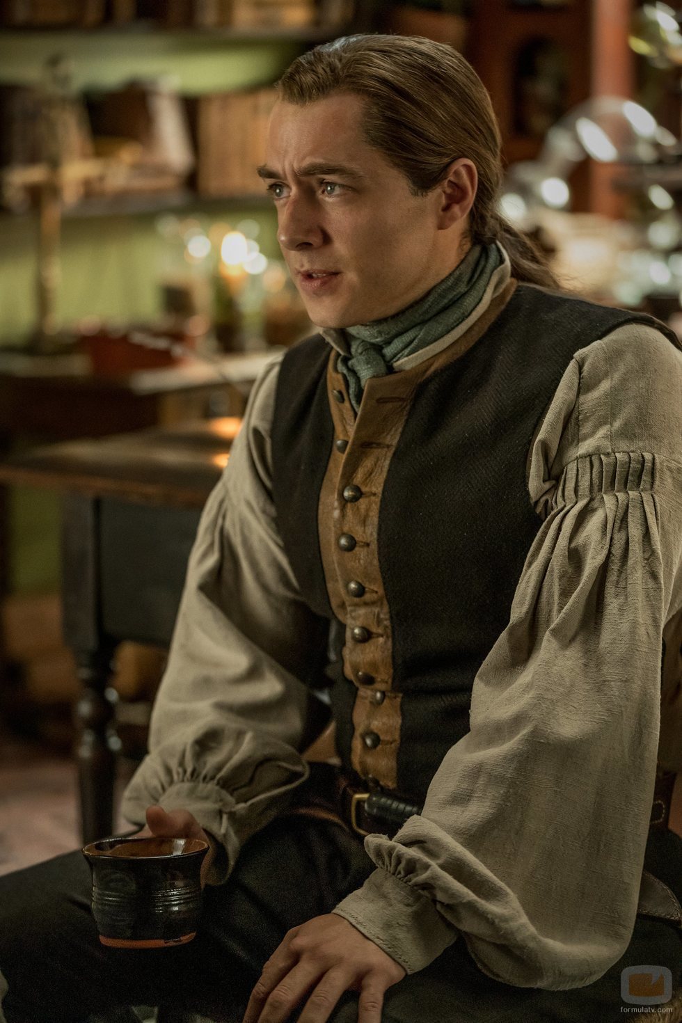 Richard Rankin en la quinta temporada de 'Outlander'