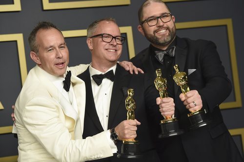 Equipo de "Toy Story 4", ganadora del Oscar 2020 a Mejor Película de Animación