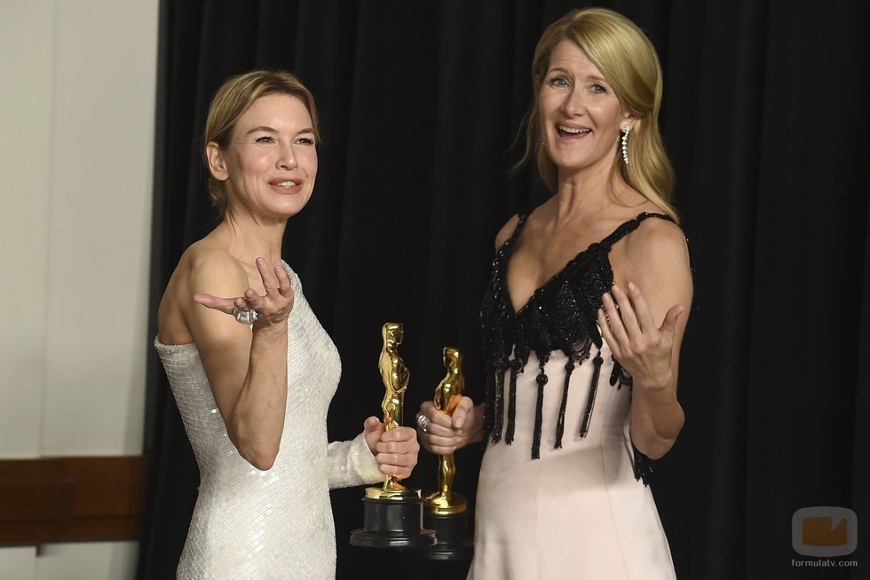 Renée Zellweger y Laura Dern, ganadoras del Oscar 2020 a Mejor Actriz
