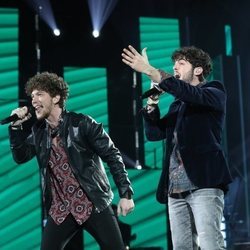 Jesús y Rafa cantan en la Gala 4 de 'OT 2020'