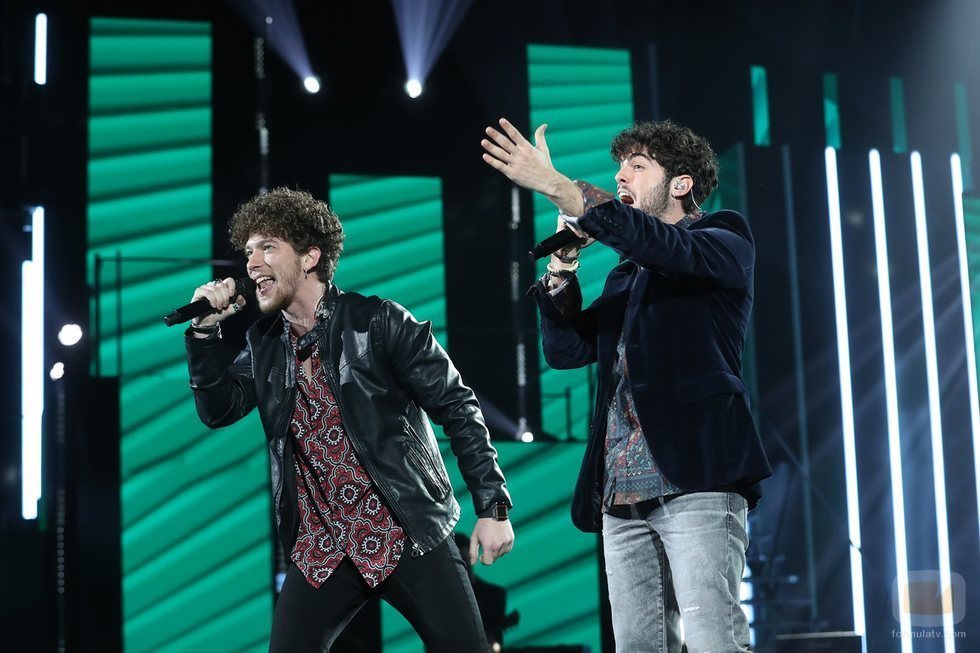 Jesús y Rafa cantan en la Gala 4 de 'OT 2020'
