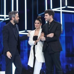 Roberto Leal acompaña a Anaju y Javy, nominados de la Gala 4 de 'OT 2020'