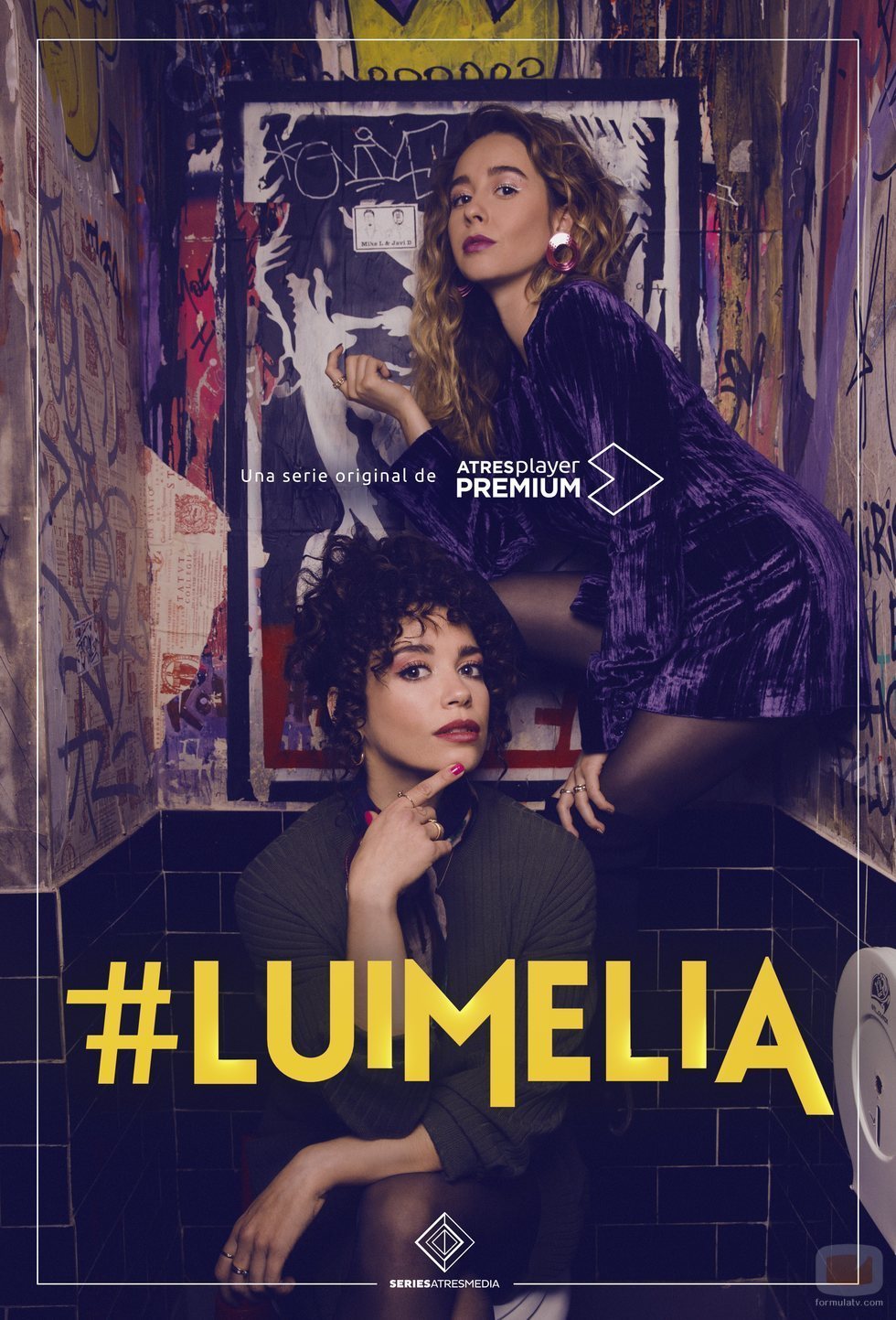 Cartel vertical de '#Luimelia', serie de Atresplayer Premium