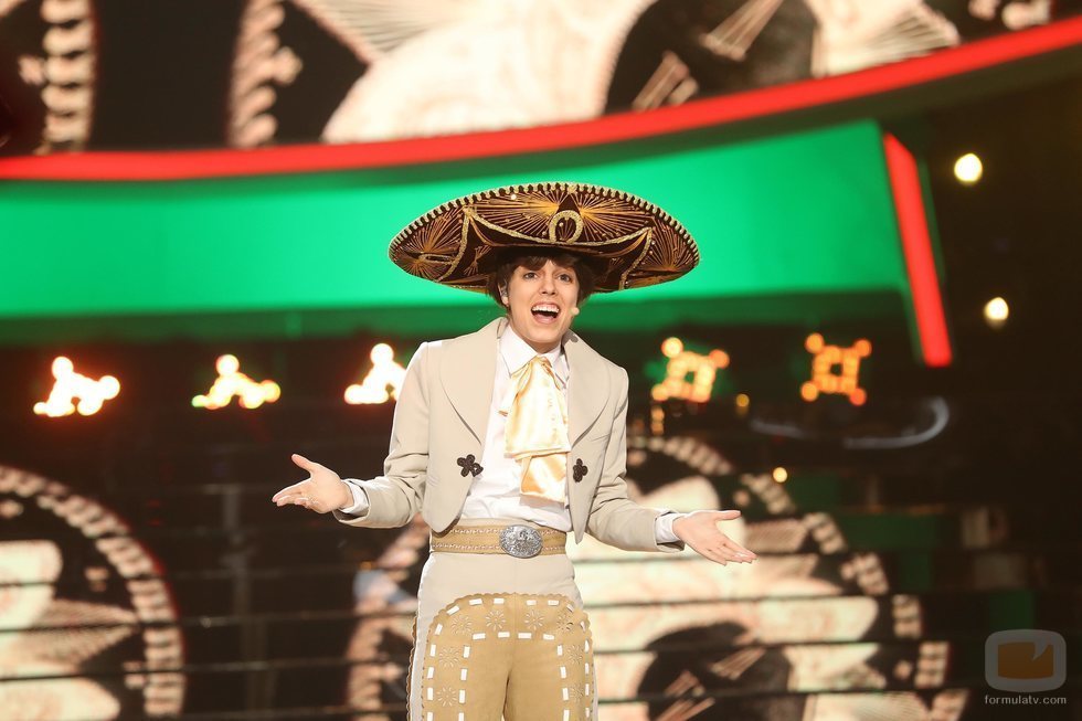 Nerea Rodríguez imita a Pepito Fernández en la Gala 6 de 'Tu cara me suena 8'