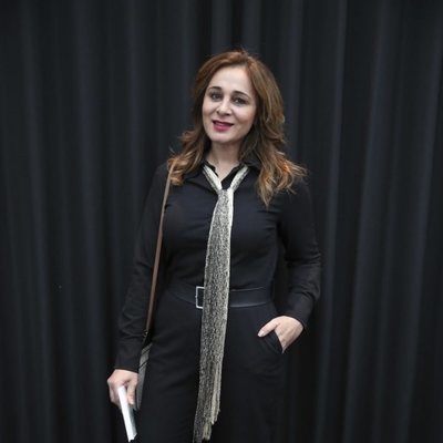 Ana María Aldón en la pasarela Cibeles Fashion Week 2019