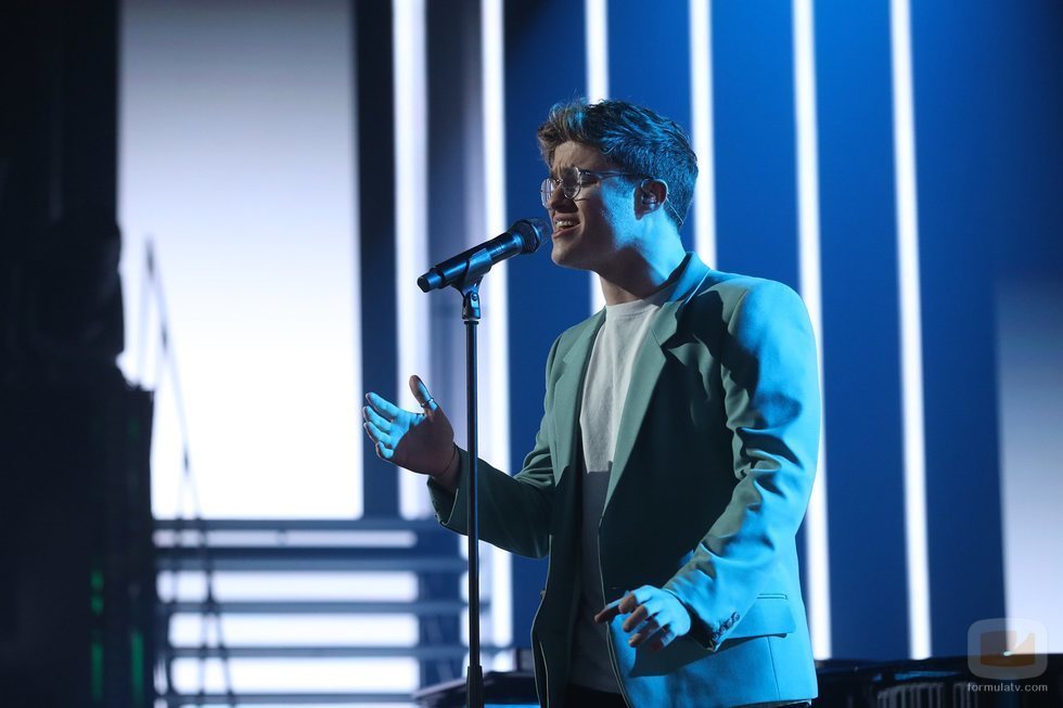 Gèrard, en su actuación en solitario en la Gala 5 de 'OT 2020'