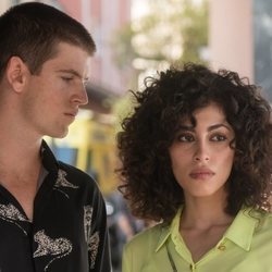 Guzmán y Nadia en la temporada 3 de 'Élite'