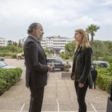 Saul (Mandy Patinkin) y Carrie (Claire Danes) en la octava temporada de 'Homeland'