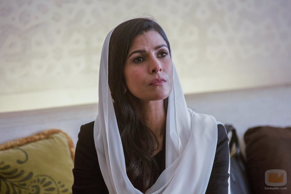 Tasneem Qureshi (Nimrat Kaur), muy seria en la octava temporada de 'Homeland'