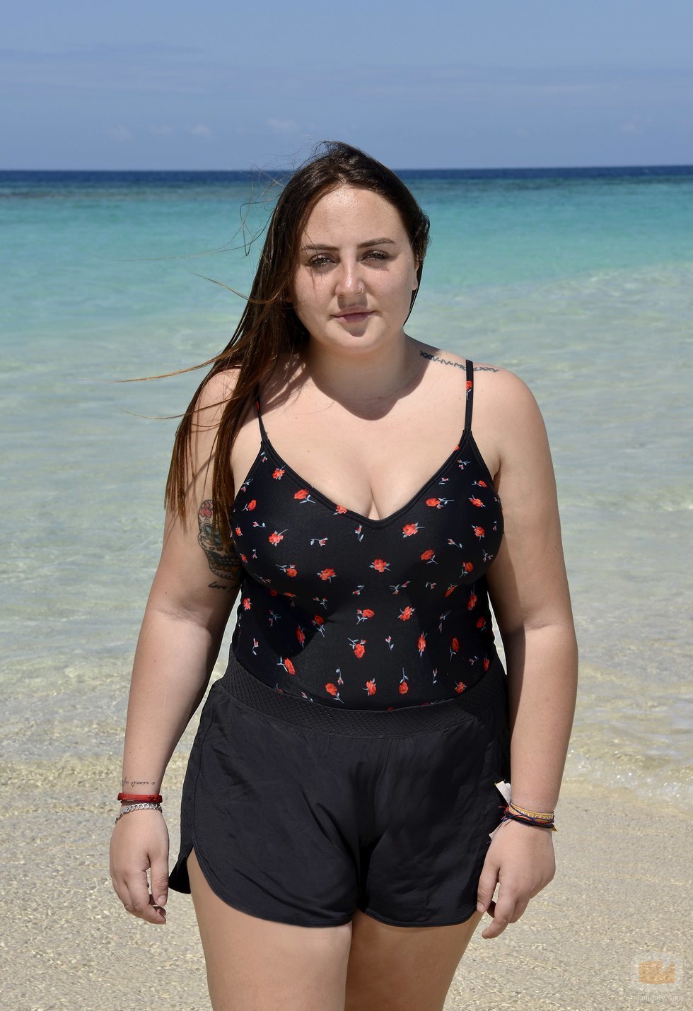 Rocío Flores posa en bañador en la playa de 'Supervivientes 2020'