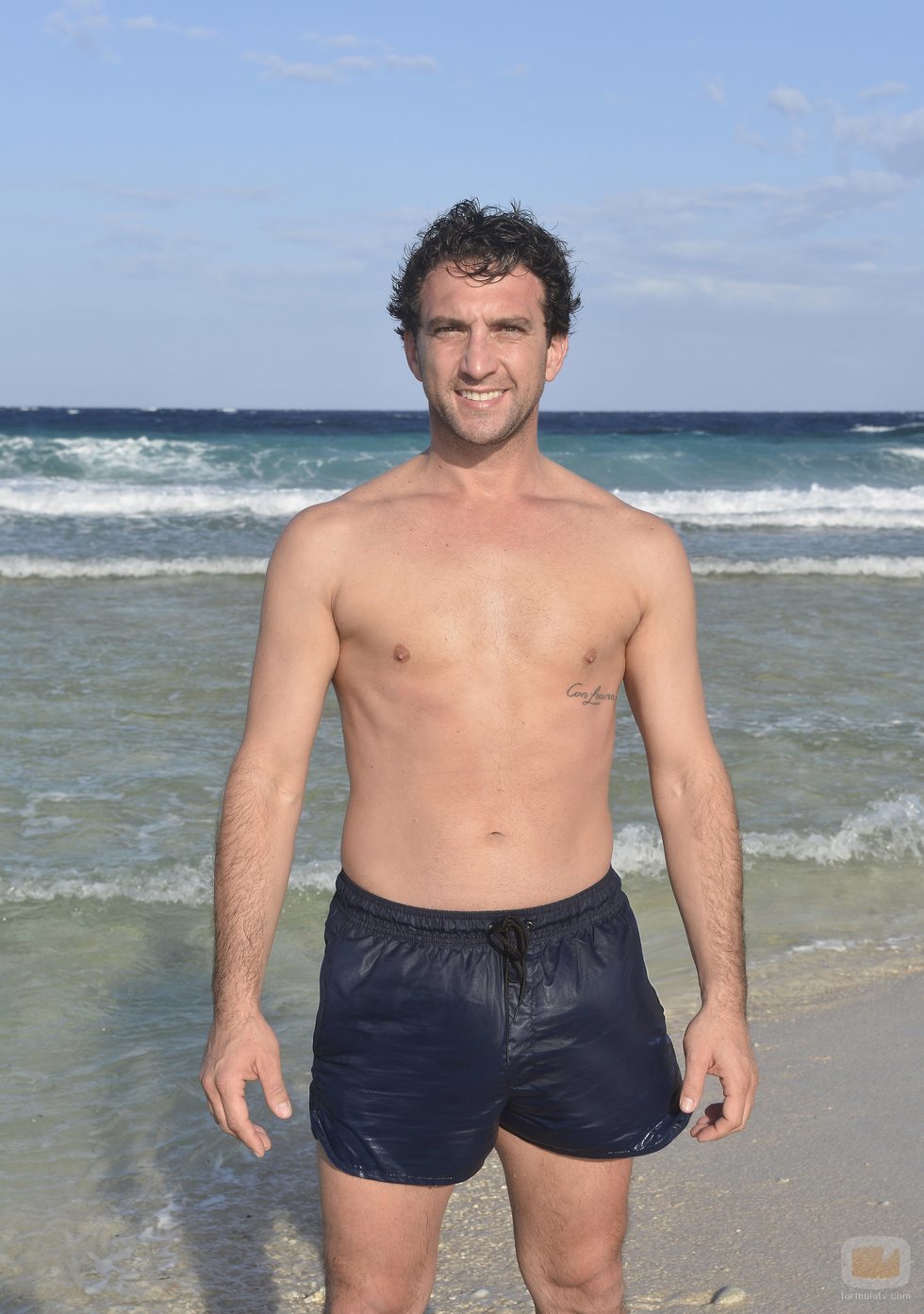 Antonio Pavón, concursante de 'Supervivientes 2020', posa en bañador