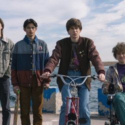 Pau Gimeno, Cristian López, León Martínez y Héctor Gozalbo en 'Paraíso'