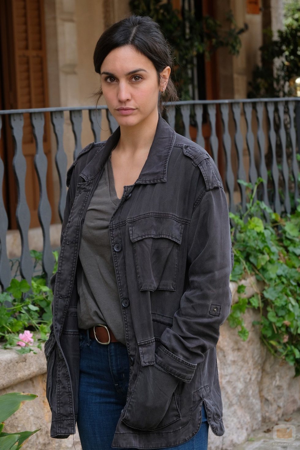 Megan Montaner en el rodaje de 'La caza. Tramuntana'