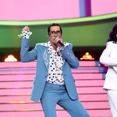 Mario Vaquerizo y las Nancys Rubias son Los Manolos en la Gala 8 de 'Tu cara me suena 8'