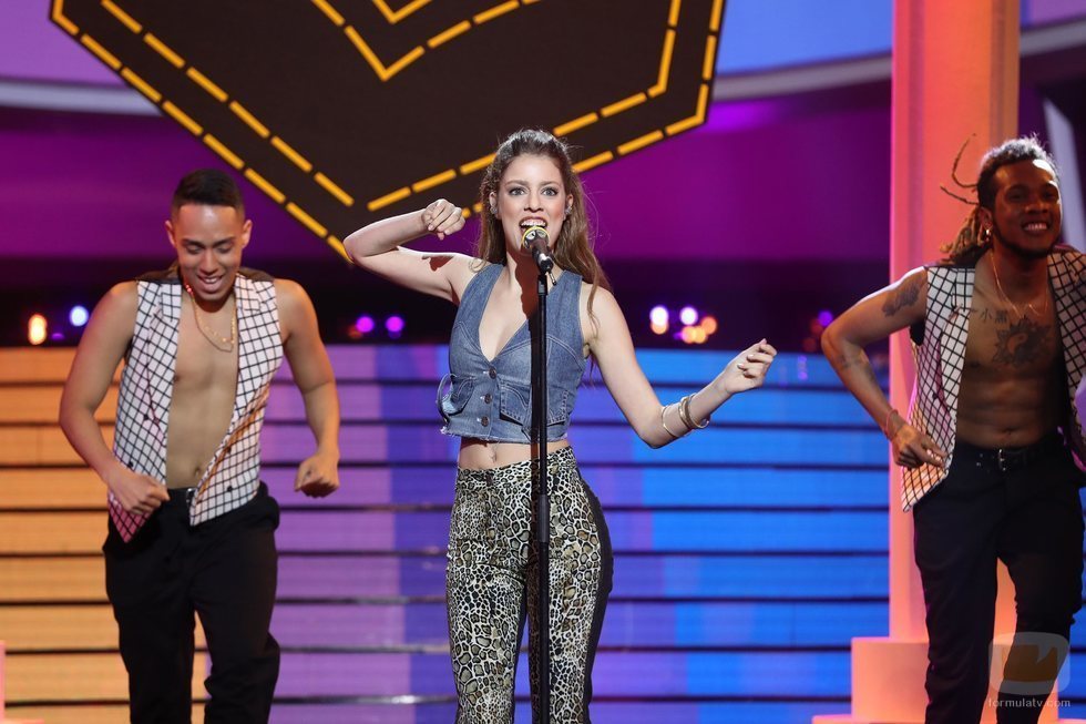 Nerea Rodríguez es Kylie Minogue en la Gala 8 de 'Tu cara me suena 8'